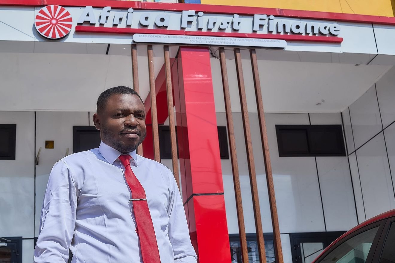 La façade de l'agence Africa First Finance